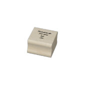Handgemaakt door ontwerper rubberstempel (Stempel)
