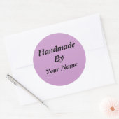 Handgemaakt door Sjabloon Ronde Sticker (Envelop)