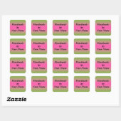 Handgemaakt door Sjabloon sticker (Vel)