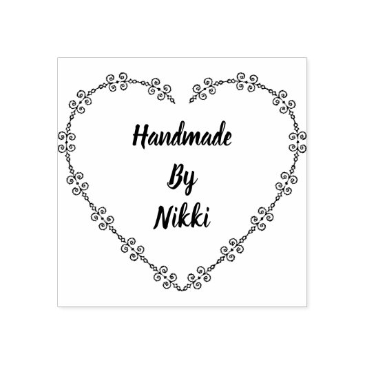 Handgemaakt door stempel (Afrduk)