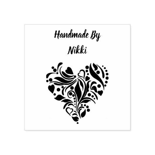 Handgemaakt door stempel (Afrduk)