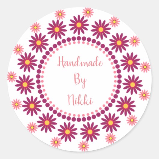 Handgemaakt door Stickers (Voorkant)