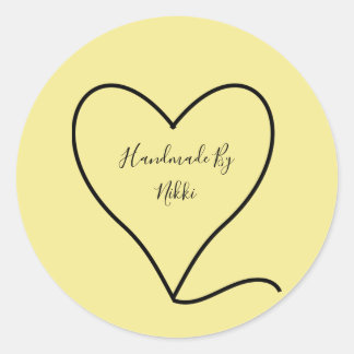 Handgemaakt door stickers