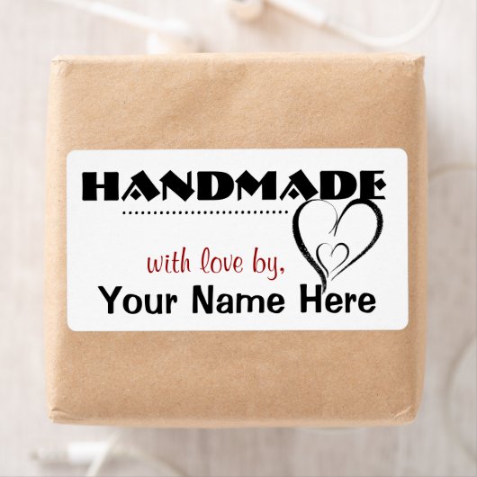 Handgemaakt door uw aangepaste labels (Insitu)