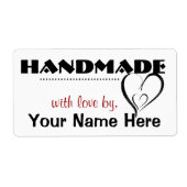 Handgemaakt door uw aangepaste labels (Voorkant)