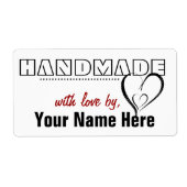 Handgemaakt door uw aangepaste labels (Voorkant)