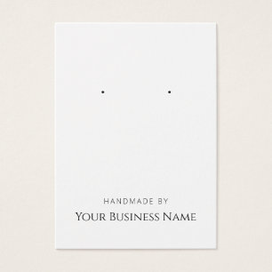 "Handgemaakt door" Veroorzaakte DisplayCard Visitekaartje