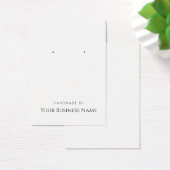 "Handgemaakt door" Veroorzaakte DisplayCard Visitekaartje (Bureau)