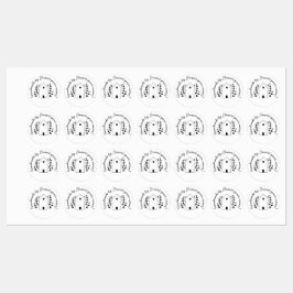 Handgemaakt door You Love House Wreath Iron-On Labels