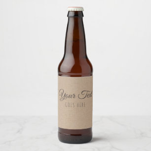  handgemaakt, eenvoudig Trendy Kraft Paper Bier Etiket