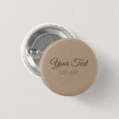 handgemaakt, eenvoudig Trendy Kraft Paper Ronde Button 3,2 Cm (Voorkant /achterkant)