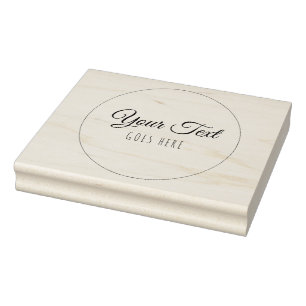 handgemaakt, eenvoudig Trendy Kraft Paper Rubberstempel