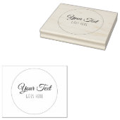 handgemaakt, eenvoudig Trendy Kraft Paper Rubberstempel (Gestempeld)