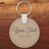  handgemaakt, eenvoudig Trendy Kraft Paper Sleutelhanger (Voorkant)