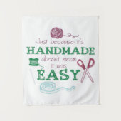 Handgemaakt gehaakt cadeau voor liefhebbers | Perf Wandkleed (Voorkant)