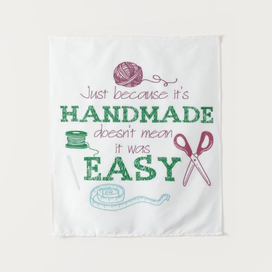 Handgemaakt gehaakt cadeau voor liefhebbers | Perf Wandkleed (Voorkant)