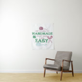 Handgemaakt gehaakt cadeau voor liefhebbers | Perf Wandkleed (In situ)