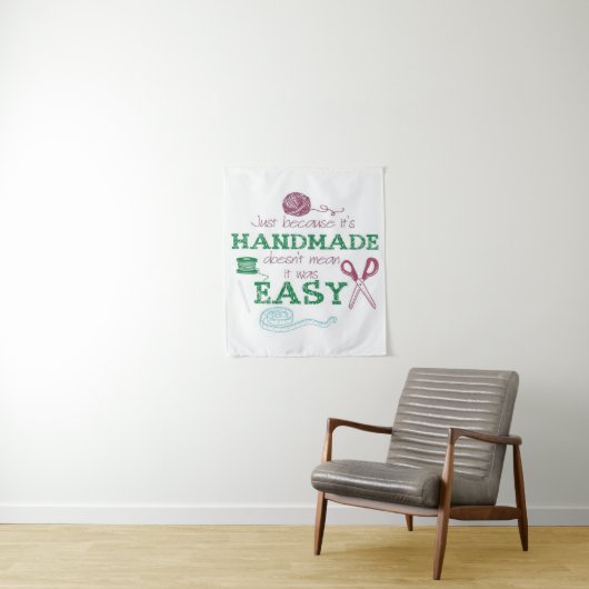 Handgemaakt gehaakt cadeau voor liefhebbers | Perf Wandkleed (In situ)