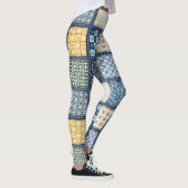 Handgemaakt gelakt weefsel. Leggings (Rechts)