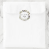 Handgemaakt in Amerikaanse mini-stickers gouden li Ronde Sticker (Tas)