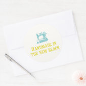 Handgemaakt is de New Black Stickers (Envelop)