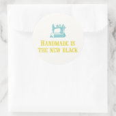 Handgemaakt is de New Black Stickers (Tas)