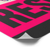 Handgemaakt is mijn weerstand - Retro Style Print (Hoek)