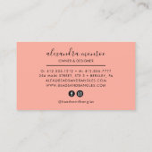 Handgemaakt juwelen Logo | Ontwerp van juwelen Visitekaartje (Achterkant)