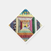 Handgemaakt kantelpatroon servet (Hoek)