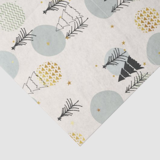 Handgemaakt kerstsymbool tissuepapier (Detail)