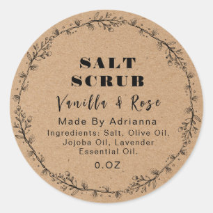 Handgemaakt kraftpapier voor het etiket van het pr