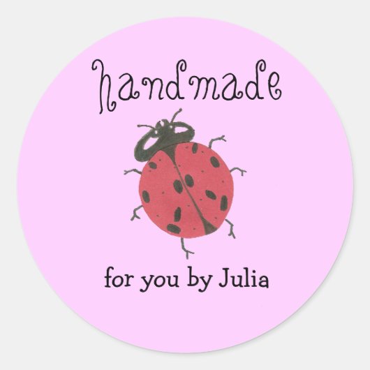 "Handgemaakt" label (Voorkant)