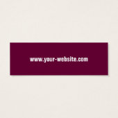 Handgemaakt Label Mini Visitekaartjes (Achterkant)