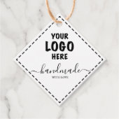 Handgemaakt Label Prijs Label Uw Logo Kraft Diamon (Voorkant)