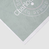 Handgemaakt met behulp van naaigknopen tissuepapier (Detail)