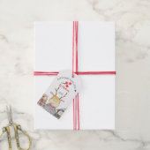 Handgemaakt met de hand van de hand van de liefdes cadeaulabel (Met Touw)