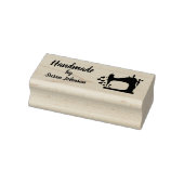 Handgemaakt met de naam Liefde Aangepaste Naam Rubberstempel (Stempel)