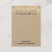 Handgemaakt met de productkaarten van Love Ketting Visitekaartje (Voorkant)