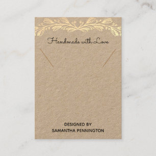 Handgemaakt met de productkaarten van Love Ketting Visitekaartje