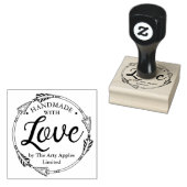 handgemaakt met een handomdraai voor liefdezaken rubberstempel (Gestempeld)
