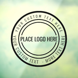 handgemaakt met een speciale logo voor liefdesgebr raamsticker