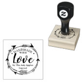 handgemaakt met handomdraai voor liefdezaken rubberstempel (Gestempeld)