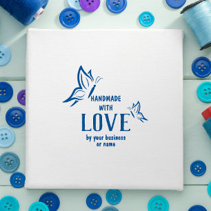 Handgemaakt met het Citaat van de Liefde met Butte Rubberstempel
