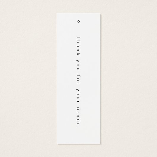 Handgemaakt met Kaarten voor Liefde Hang Label Mini Visitekaartjes (Achterkant)