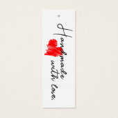 Handgemaakt met Kaarten voor Liefde Hang Label Mini Visitekaartjes (Voorkant)