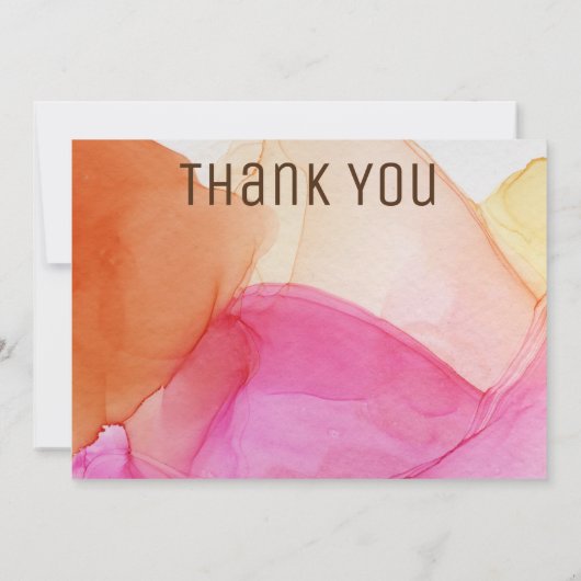 Handgemaakt met lak-soapmaker peach-amandelolie bedankkaart (Achterkant)