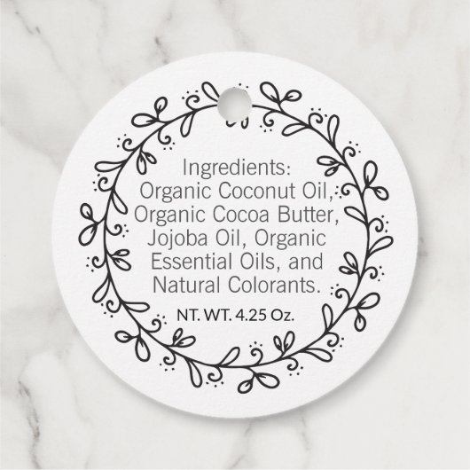 Handgemaakt met liefde 💕 2-zijdige hang Labels (Achterkant)