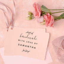 Handgemaakt met liefde | Aangepaste productverpakk