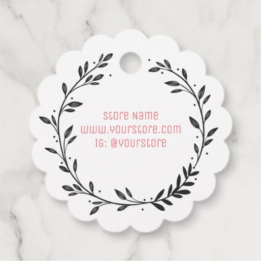 Handgemaakt met Liefde Bedankjes Labels (Achterkant)