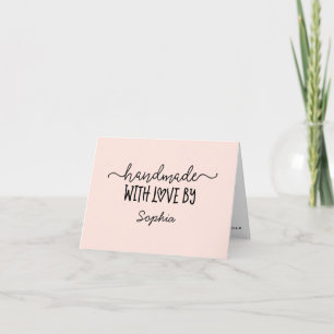 Handgemaakt met liefde Bedankt voor uw aankoop